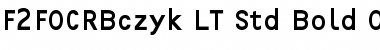 Download F2FOCRBczyk LT Std Regular Bold Font Title Preview