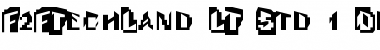 Download F2FTechLand LT Std Regular Font Title Preview