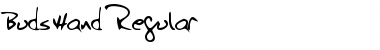 Download BudsHand Regular Font Title Preview