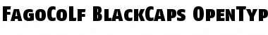 Download FagoCoLf BlackCaps Font