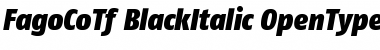 Download FagoCoTf BlackItalic Font