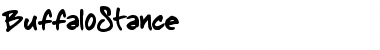 Download BuffaloStance Regular Font Title Preview