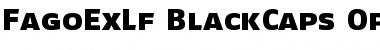 Download FagoExLf BlackCaps Font Title Preview