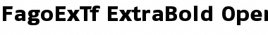 Download FagoExTf ExtraBold Font