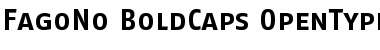 Download FagoNo BoldCaps Font Title Preview