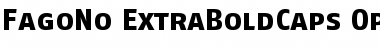 Download FagoNo ExtraBoldCaps Font Title Preview