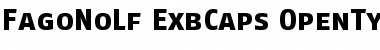 Download FagoNoLf ExbCaps Font Title Preview