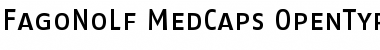 Download FagoNoLf MedCaps Font Title Preview