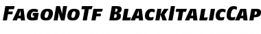Download FagoNoTf BlackItalicCaps Font