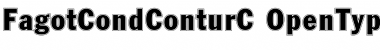 Download FagotCondConturC Regular Font