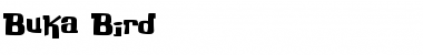 Download Buka Bird Regular Font Title Preview