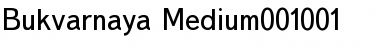 Download Bukvarnaya Medium Font Title Preview