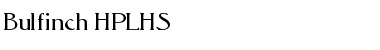 Download Bulfinch HPLHS Font Title Preview