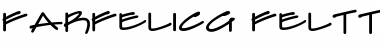 Download FarfelICG FeltTip Font Title Preview