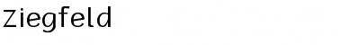 Download Ziegfeld Normal Font Title Preview