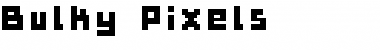 Download Bulky Pixels Regular Font Title Preview