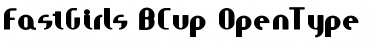 Download FastGirls BCup Font Title Preview