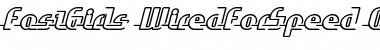 Download FastGirls WiredForSpeed Font Title Preview