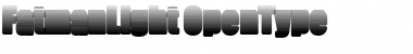 Download FatmanLight Bold Font Title Preview