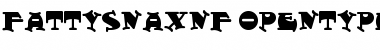 Download Fatty Snax NF Regular Font Title Preview
