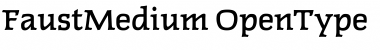 Download FaustMedium Regular Font Title Preview