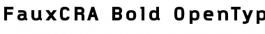 Download FauxCRA Bold Font Title Preview