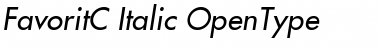 Download FavoritC Italic Font Title Preview