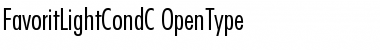 Download FavoritLightCondC Regular Font Title Preview