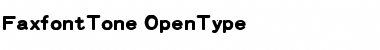 Download Faxfont Tone Font Title Preview