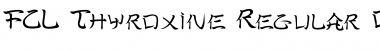 Download FCL-Thyroxine Regular Font Title Preview