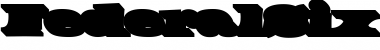 Download FederalSix Bevel Font Title Preview
