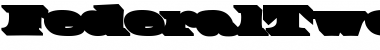Download FederalTwelve Bevel Font Title Preview