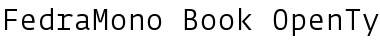 Download Fedra Mono Book Font Title Preview