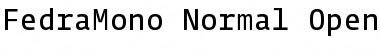 Download Fedra Mono Normal Font Title Preview