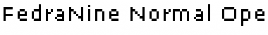 Download FedraNine Normal Font Title Preview