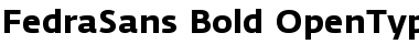 Download Fedra Sans Bold Font Title Preview