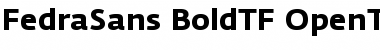 Download Fedra Sans Bold TF Font Title Preview