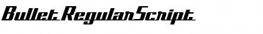 Download Bullet Regular Font Title Preview