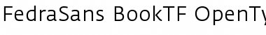 Download Fedra Sans Book TF Font Title Preview