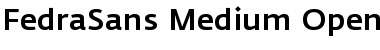 Download Fedra Sans Medium Font Title Preview