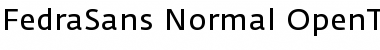 Download Fedra Sans Normal Font Title Preview
