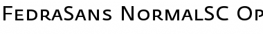 Download Fedra Sans Normal SC Font Title Preview