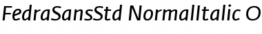 Download Fedra Sans Std Normal Italic Font Title Preview