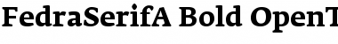 Download FedraSerifA Bold Font Title Preview