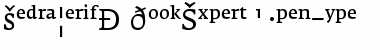 Download FedraSerifA BookExpert Font Title Preview