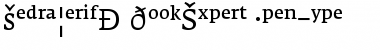 Download FedraSerifA BookExpert Font Title Preview