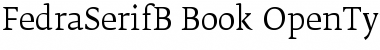 Download FedraSerifB Book Font Title Preview