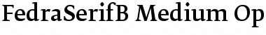 Download FedraSerifB Medium Font Title Preview