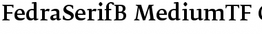 Download FedraSerifB MediumTF Font Title Preview