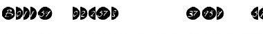 Download BulletNumbers MyScript Neg Regular Font Title Preview